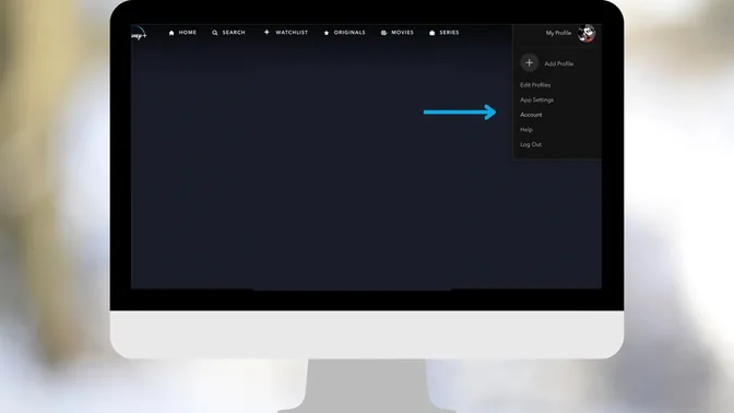 How to cancel your Disney plus subscription on your web browser step three